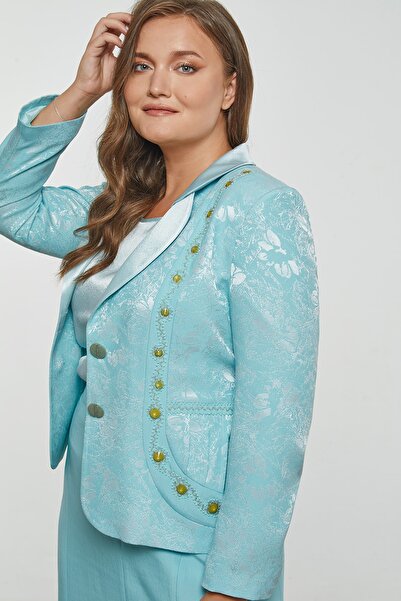 MİYORO Τριπλό Σετ μεγάλου μεγέθους με σχέδιο και λεπτομέρεια κεντήματος με χάντρες