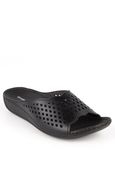 Muya Flynn 31126-001 - Papuci negri cu talpă anatomică pentru femei 36-40