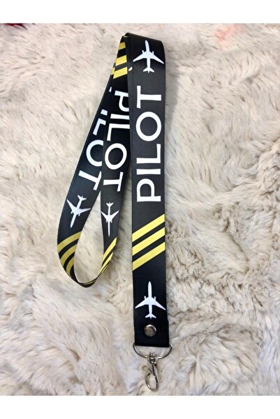 Hediyebum Σχοινί κρεμάστρας λαιμού με θέμα Pilot-Airways
