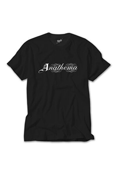 Z zepplin Μαύρο T-shirt με λογότυπο Anathema
