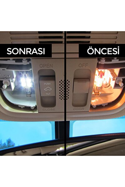 FRT Ottoman Sofit Led Canbus 31mm Iç Aydınlatma Plaka Lamba T10 21 Led 2 Adet