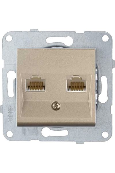 VİKO Artline Novella-trenda Bronze Data-numeris Phone Socket (cat3-cat6) - Frameless