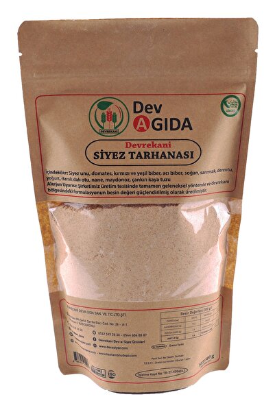Devrekani DevA Kastamonu Ev Yapımı Siyez Tarhana 500 gr (AÇ-KAPA AMBALAJ)