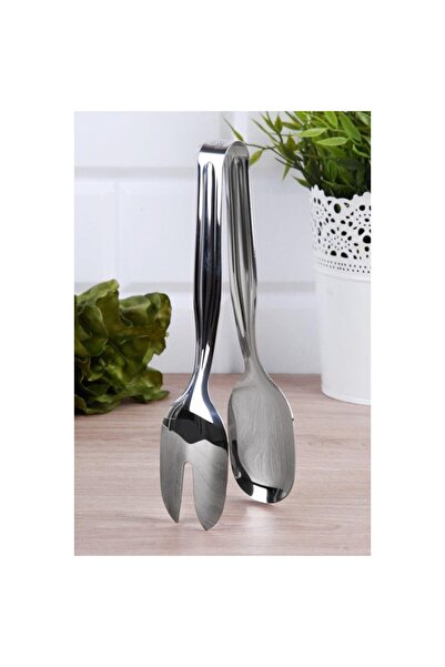 Bremen Home ملقط سلطة فاخر من الفولاذ المقاوم للصدأ