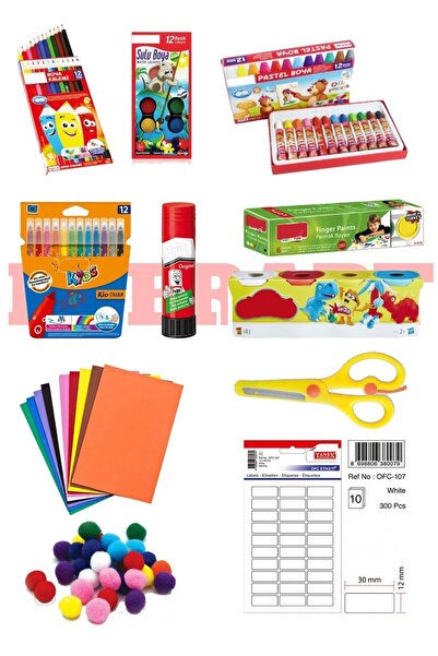 everart Boya Seti Anaokulu Anasınıfı Kreş Okul Seti Ana Okulu Set Kırtasiye Seti