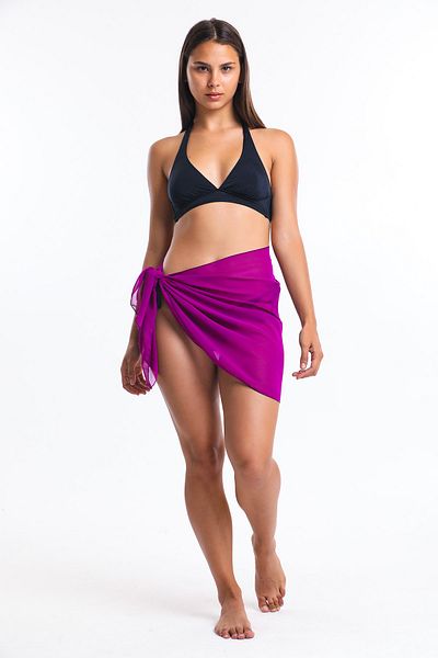 Donna Liberta Purple Pareo Women's Beach Dress 9800