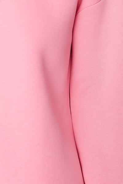Trendyol Modest Ροζ Πλεκτό Φούτερ με λαιμόκοψη TCTAW23TW00012