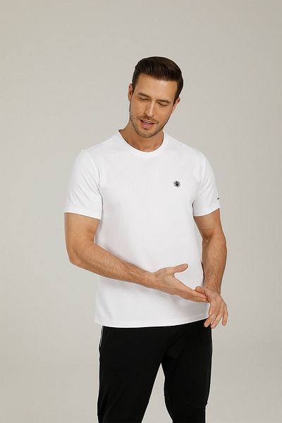 lumberjack Sn530 Rafael T-shirt 2fx Λευκό ανδρικό μπλουζάκι