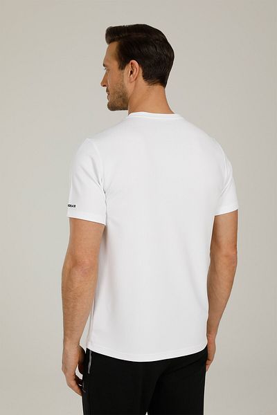 lumberjack Sn530 Rafael T-shirt 2fx Λευκό ανδρικό μπλουζάκι
