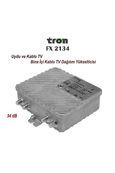 TRON Fx 2134 Kablo Tv Bina Içi Dağıtım Yükselticisi