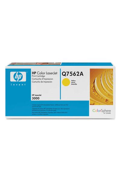 HP Q7562a Orjinal Sarı Toner 2700/3000