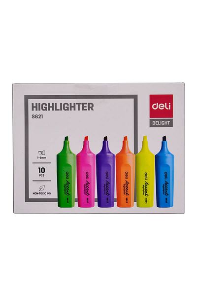 Deli Deli Es621 Highlighter Resistant To Fading