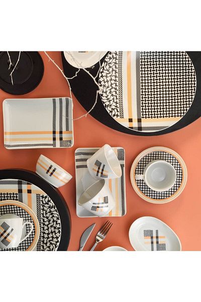 Kütahya Porselen 12025 Zeugma 32 Piece Breakfast Set