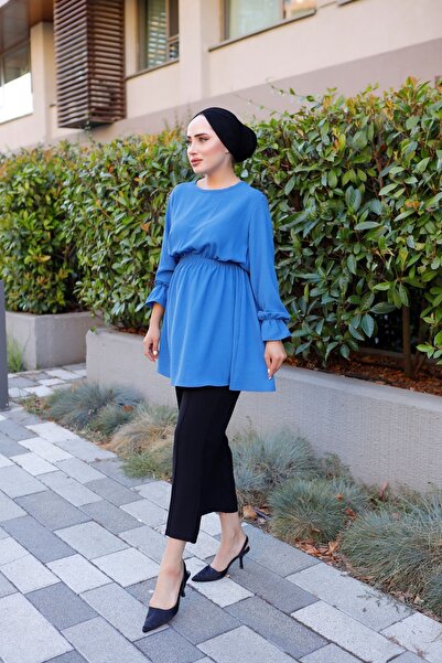 VOLT CLOTHİNG Γυναικείο χιτώνα Ayrobin με μανίκια και μέση