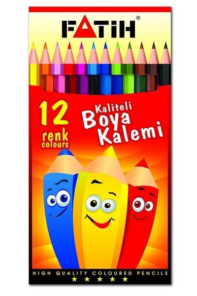 Fatih 12 Colors Full Size Dry Color 33112