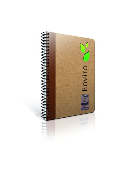 Gıpta 2919 Enviro Kraft Hard Cover Notebook A4-100yp