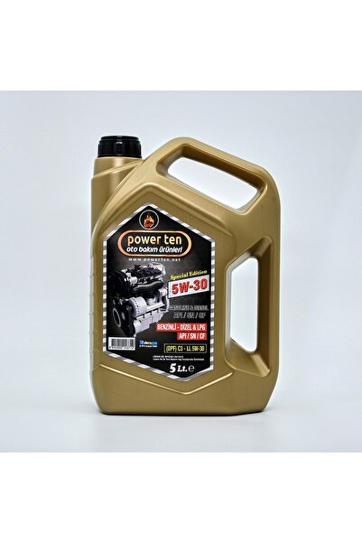 Powerten 5W30 Motor Yağı Partiküllü 5 Litre | 2025