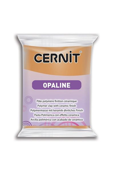 Cernit : Opaline Ceramic Look Polymer Clay: 56 Gr: Caramel