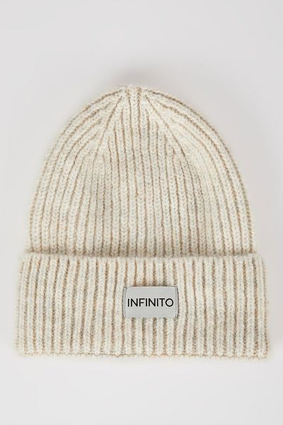 DeFacto Men's Embroidered Knitwear Beret