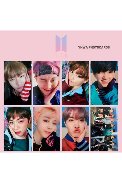 Kpop Dünyasi مجموعة بطاقات الألبوم الموقعة "You Never Walk Alone" من BTS
