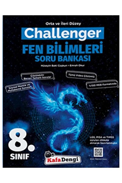 Kafa Dengi Yayınları 8. Sınıf Lgs Fen Bilimleri Challenger Soru Bankası Kafad...