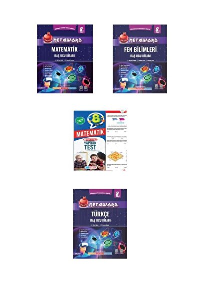 NARTEST 8 Sınıf Matematik Fen Türkçe Metaword Serisi Ve Matematik Yaprak Test