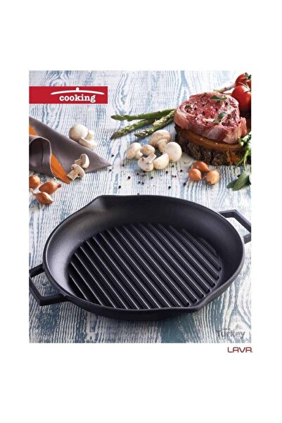 Lava Döküm Tava Döküm Sahan Izgara Mangal Tadında Ikisi Birarada Sofraların Keyfi