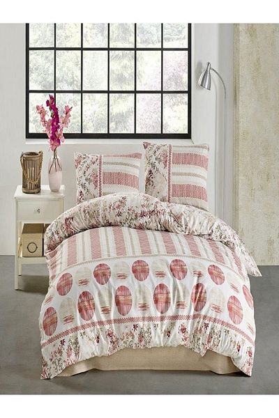 Zorluteks Crown Crystal Single Terry Cotton Duvet Cover Set Luna