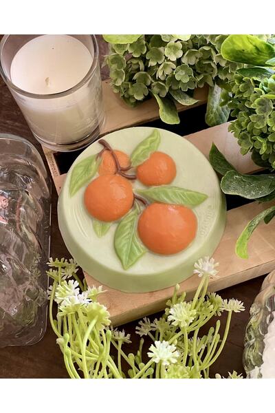 Şirin Portakal Dalı Mandalina El Yapımı Kokulu Sabun Handmade