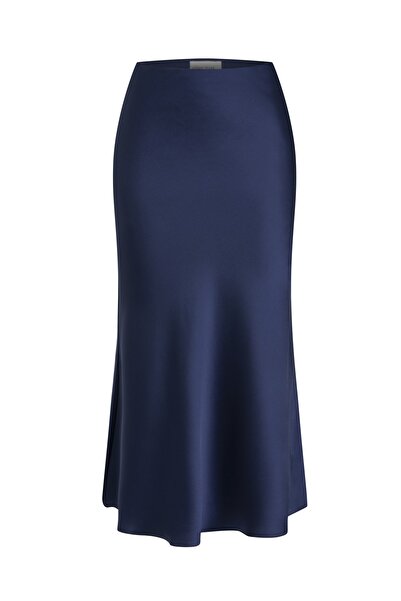 Urban Muse Krep Saten Etek - Lacivert