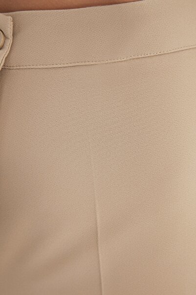 Trendyol Collection Tkané kalhoty norkového rovného/rovného střihu TWOAW21PL0617