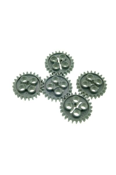 LEGO Orjinal Technic Moc Custom Aksesuar Gear 24 Tooth 24lük Dişli Koyu Gri 2...