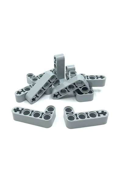 LEGO Original Technic Moc Custom Liftarm Bent Thick L-shape 2 X 4 - Light Gray 8 Pieces Will Be Sent