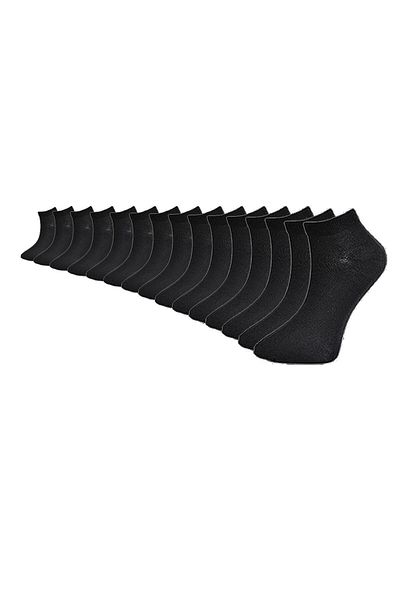 TUĞBABABY 1. Ποιοτικές 15 τεμάχια Unisex Μαύρες κάλτσες στον αστράγαλο