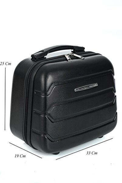 LOS ANGELES POLO CLUB Чанта за грим Abs и домакиня, черна