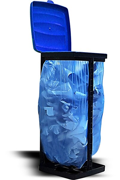 Genel Markalar Portatif Geri Dönüşüm Sepeti Yat-karavan-tekne-ev-kamp Mavı