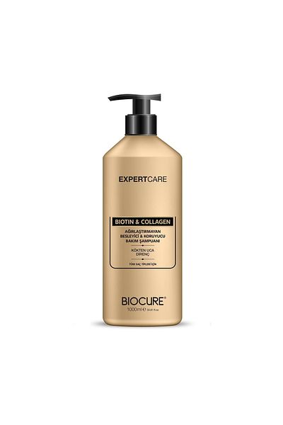 Biocure 1000ml Expert Care Biotin and Collagen Care Shampoo