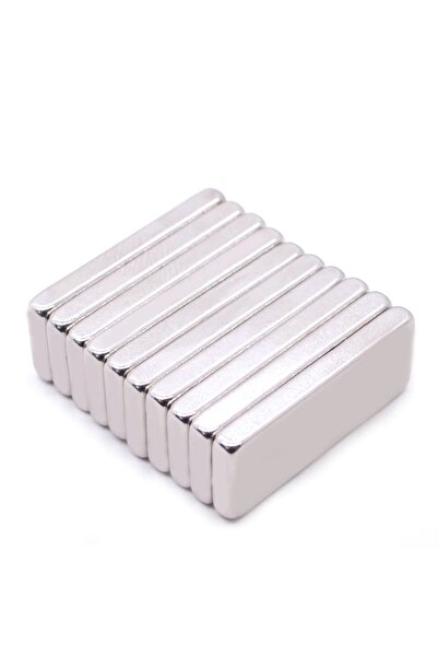 Hdg Köşeli Neodyum Mıknatıs Dikdörtgen 20x8x2 Mm - 10 Adet