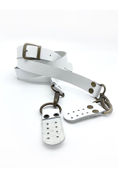 angel çanta aksesuar Натуральна шкіра, регульована довжина ручки 2,3x130, біл...