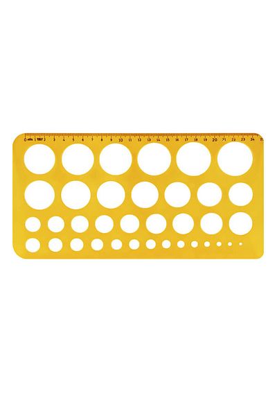 HATAS Circle Template 1-36 Mm 02272