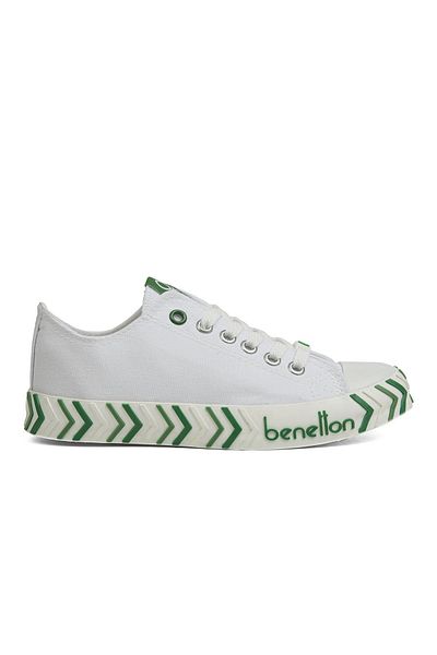 Benetton ® |   Bn-30624-3374 Alb - Pantofi sport de damă
