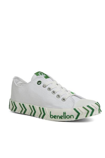 Benetton ® |   Bn-30624-3374 Alb - Pantofi sport de damă