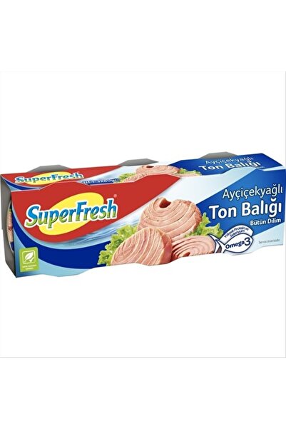 SuperFresh Ton Balığı Ayçiçek Yağlı 3x75 gr