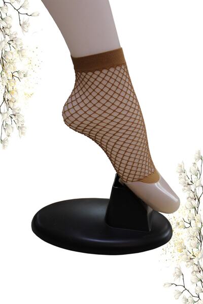 devhome Γυναικείες διχτυωτές κάλτσες-μποτάκια 3 ζευγάρια