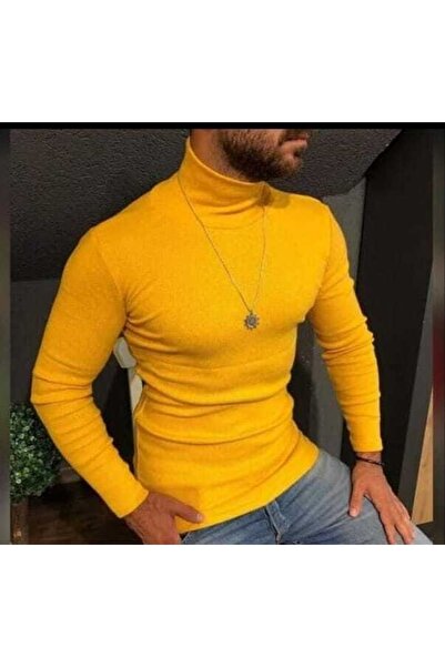 nacar çarşı Pulover unisex cu gât complet, model slim fit, tricotaj