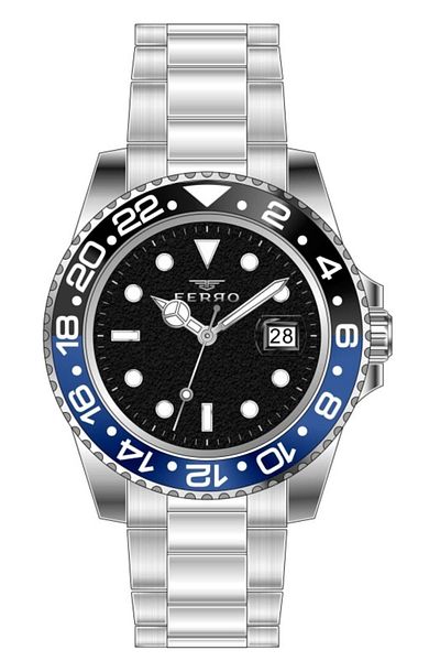 FERRO Silver Steel Cord Men's Wristwatch F11253a-a7 F11253a-a7