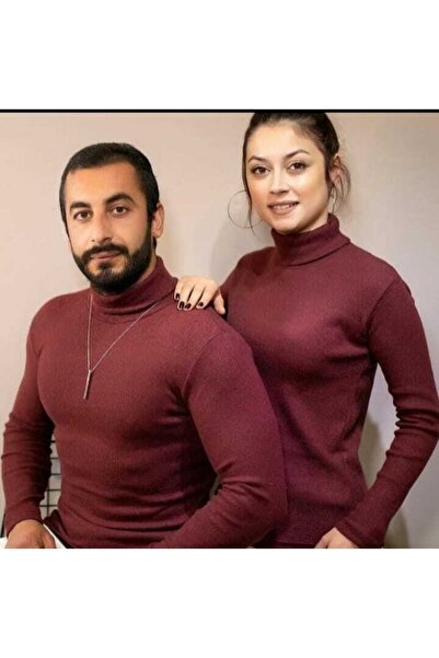 FATELLA Unisek Double Full Turtleneck Slim Fit Model Trikotaža Turtleneck Dže...