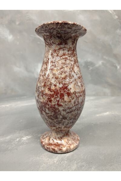 X MERMER Renkli Mermer Vazo