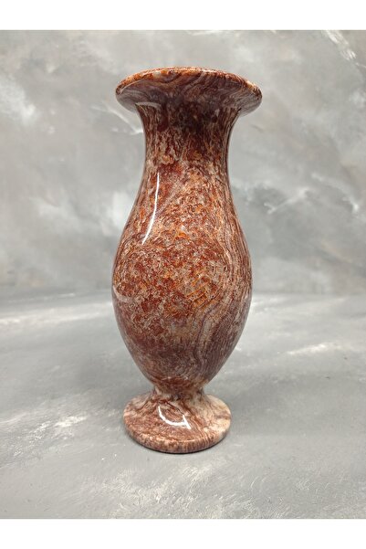 X MERMER Renkli Mermer Vazo