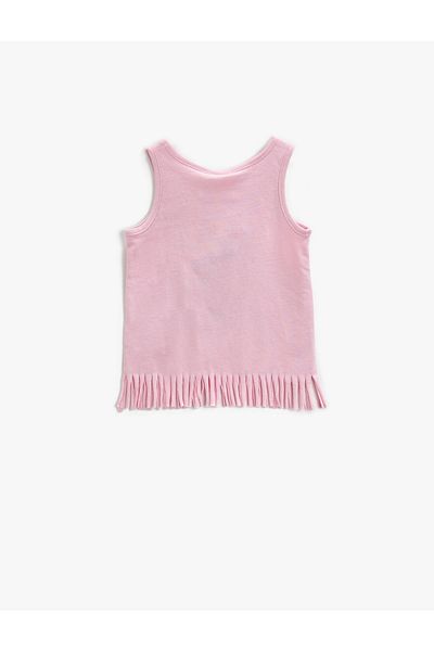 Koton Tricot cu ciucuri imprimat iepure bumbac cu sclipici